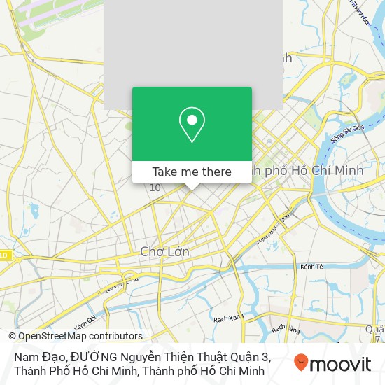 Bản đồ Nam Đạo, ĐƯỜNG Nguyễn Thiện Thuật Quận 3, Thành Phố Hồ Chí Minh