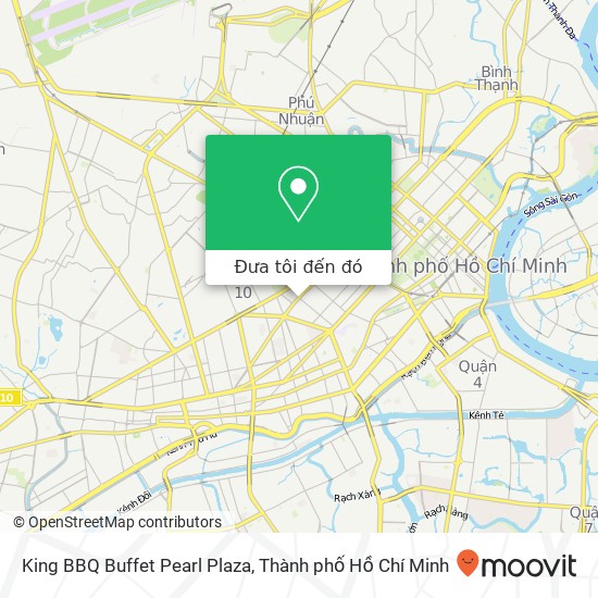 Bản đồ King BBQ Buffet Pearl Plaza, 561A ĐƯỜNG Điện Biên Phủ Quận 3, Thành Phố Hồ Chí Minh