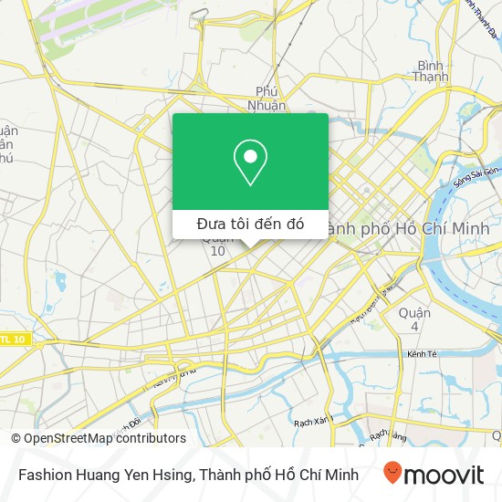 Bản đồ Fashion Huang Yen Hsing, 205 ĐƯỜNG 3 Tháng 2 Quận 10, Thành Phố Hồ Chí Minh
