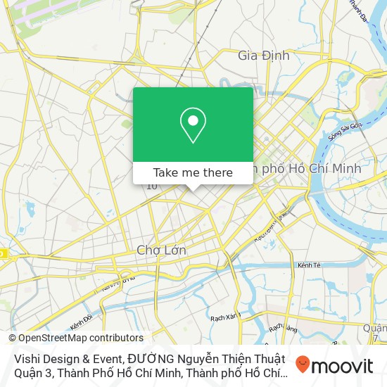 Bản đồ Vishi Design & Event, ĐƯỜNG Nguyễn Thiện Thuật Quận 3, Thành Phố Hồ Chí Minh