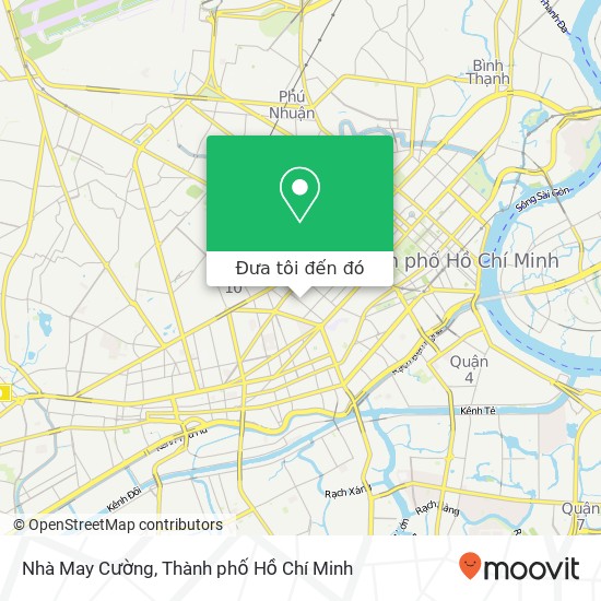 Bản đồ Nhà May Cường, ĐƯỜNG Nguyễn Thiện Thuật Quận 3, Thành Phố Hồ Chí Minh