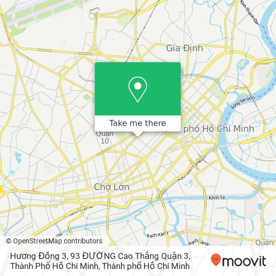 Bản đồ Hương Đồng 3, 93 ĐƯỜNG Cao Thắng Quận 3, Thành Phố Hồ Chí Minh