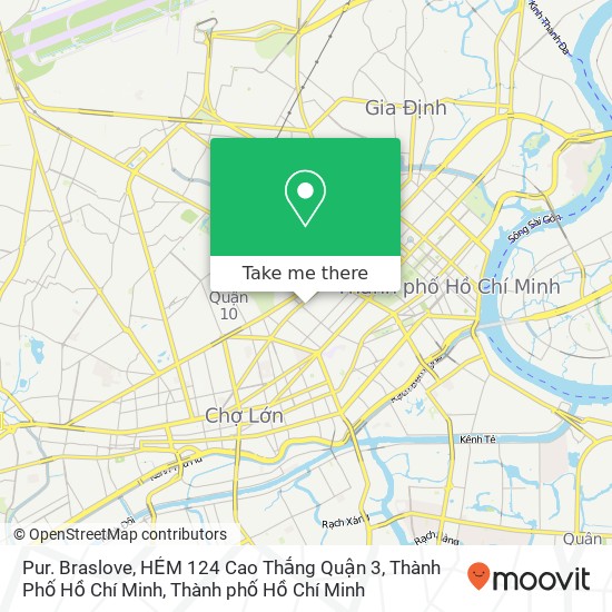 Bản đồ Pur. Braslove, HẺM 124 Cao Thắng Quận 3, Thành Phố Hồ Chí Minh
