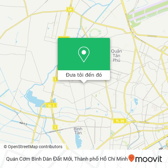 Bản đồ Quán Cơm Bình Dân Đất Mới, 469 ĐƯỜNG Bình Trị Đông Quận Bình Tân, Thành Phố Hồ Chí Minh