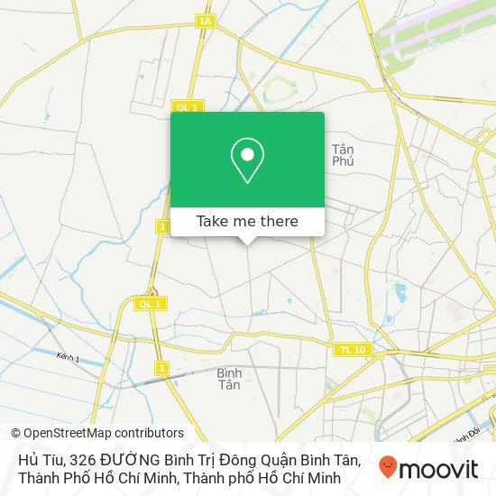 Bản đồ Hủ Tíu, 326 ĐƯỜNG Bình Trị Đông Quận Bình Tân, Thành Phố Hồ Chí Minh