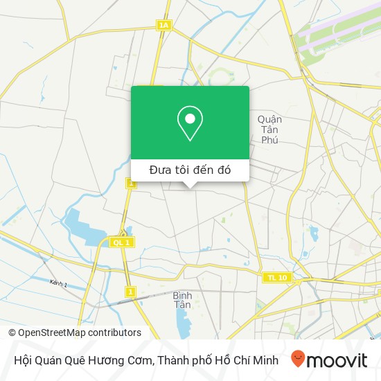 Bản đồ Hội Quán Quê Hương Cơm, ĐƯỜNG Lê Văn Quới Quận Bình Tân, Thành Phố Hồ Chí Minh