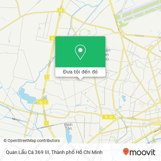 Bản đồ Quán Lẩu Cá 369 III, ĐƯỜNG Lê Văn Quới Quận Bình Tân, Thành Phố Hồ Chí Minh