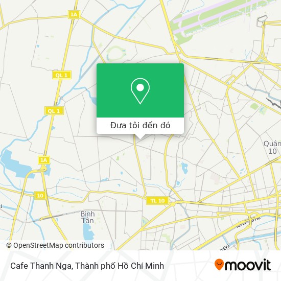 Bản đồ Cafe Thanh Nga