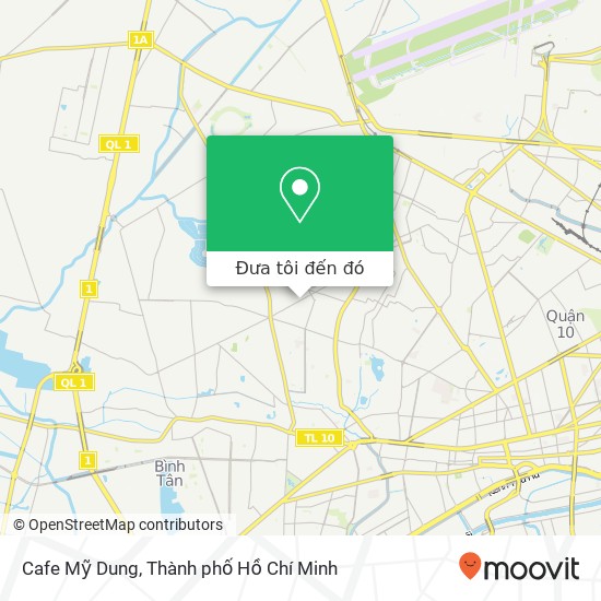 Bản đồ Cafe Mỹ Dung, 351 ĐƯỜNG Thoại Ngọc Hầu Quận Tân Phú, Thành Phố Hồ Chí Minh