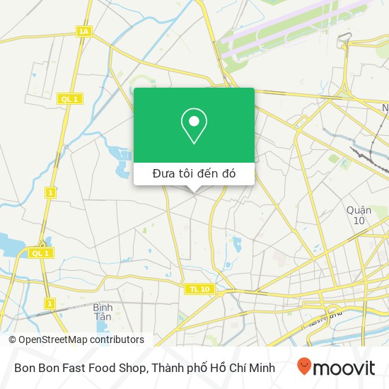 Bản đồ Bon Bon Fast Food Shop, 179 ĐƯỜNG Thạch Lam Quận Tân Phú, Thành Phố Hồ Chí Minh