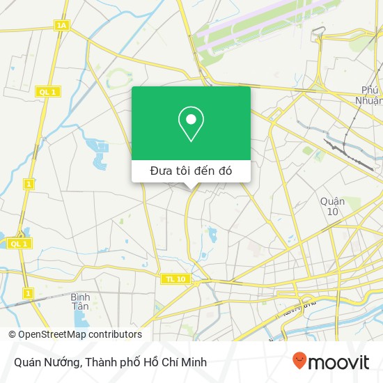 Bản đồ Quán Nướng, 12 ĐƯỜNG Thạch Lam Quận Tân Phú, Thành Phố Hồ Chí Minh