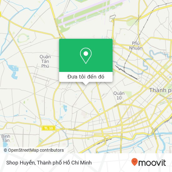 Bản đồ Shop Huyền, ĐƯỜNG Lạc Long Quân Quận Tân Bình, Thành Phố Hồ Chí Minh