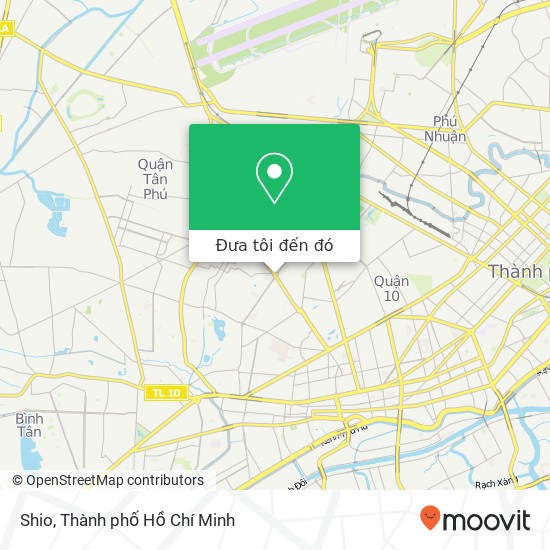 Bản đồ Shio, ĐƯỜNG Âu Cơ Quận Tân Bình, Thành Phố Hồ Chí Minh