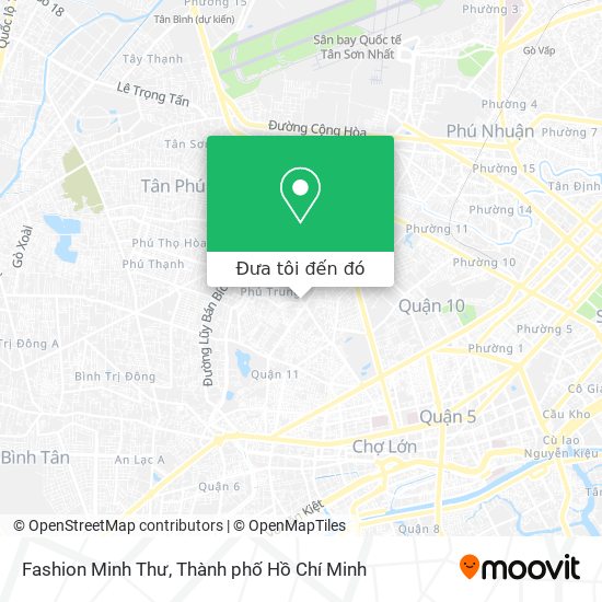 Bản đồ Fashion Minh Thư