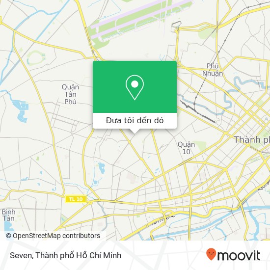 Bản đồ Seven, 752 ĐƯỜNG Lạc Long Quân Quận Tân Bình, Thành Phố Hồ Chí Minh