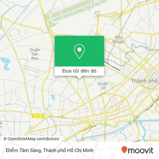 Bản đồ Điểm Tâm Sáng, ĐƯỜNG Thiên Phước Quận Tân Bình, Thành Phố Hồ Chí Minh