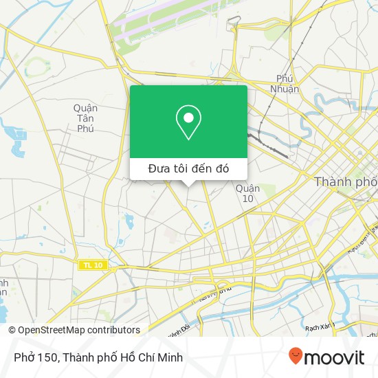 Bản đồ Phở 150, ĐƯỜNG Nguyễn Thị Nhỏ Quận Tân Bình, Thành Phố Hồ Chí Minh