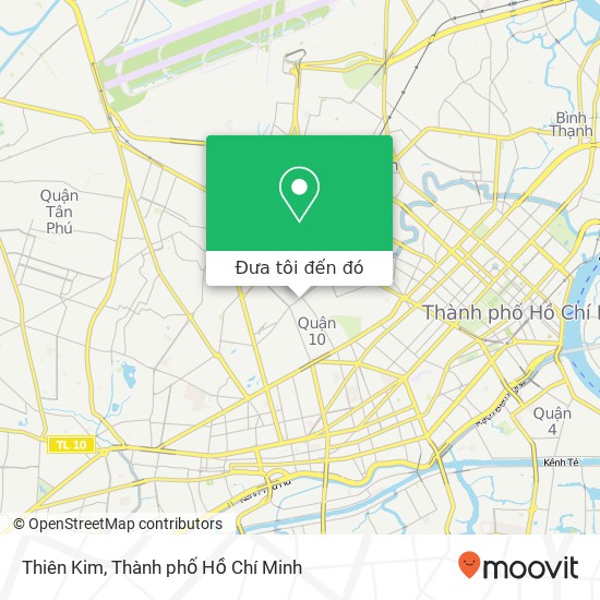 Bản đồ Thiên Kim, ĐƯỜNG Tô Hiến Thành Quận 10, Thành Phố Hồ Chí Minh