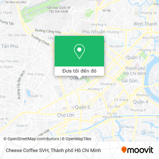Bản đồ Cheese Coffee SVH
