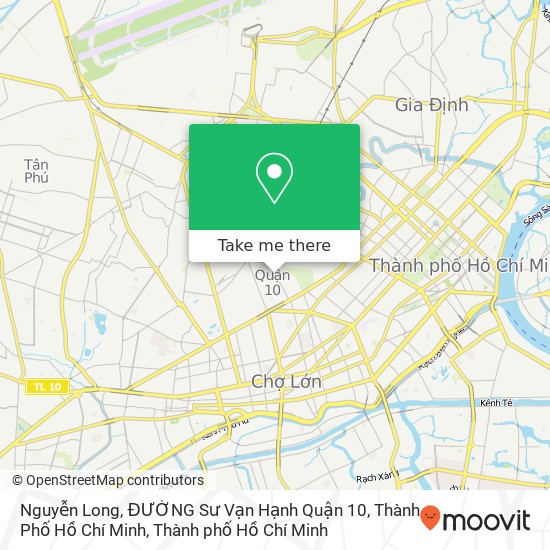 Bản đồ Nguyễn Long, ĐƯỜNG Sư Vạn Hạnh Quận 10, Thành Phố Hồ Chí Minh