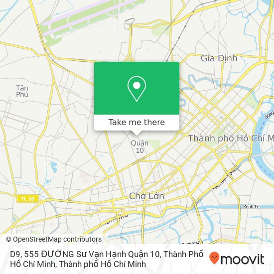 Bản đồ D9, 555 ĐƯỜNG Sư Vạn Hạnh Quận 10, Thành Phố Hồ Chí Minh