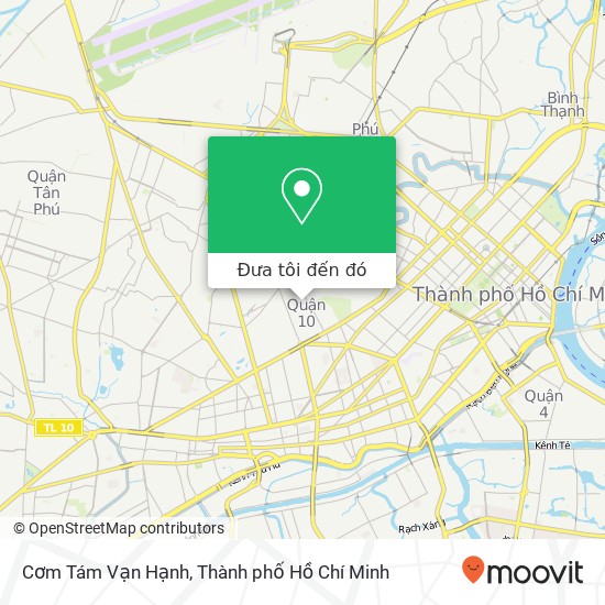 Bản đồ Cơm Tám Vạn Hạnh, HẺM 525 Sư Vạn Hạnh Quận 10, Thành Phố Hồ Chí Minh