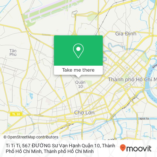 Bản đồ Ti Ti Ti, 567 ĐƯỜNG Sư Vạn Hạnh Quận 10, Thành Phố Hồ Chí Minh