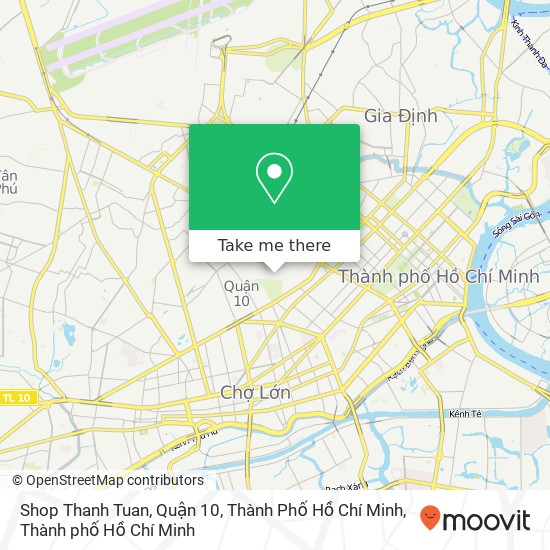 Bản đồ Shop Thanh Tuan, Quận 10, Thành Phố Hồ Chí Minh