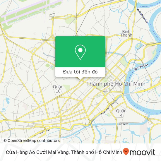 Bản đồ Cửa Hàng Áo Cưới Mai Vàng, 1 ĐƯỜNG 3 Tháng 2 Quận 10, Thành Phố Hồ Chí Minh