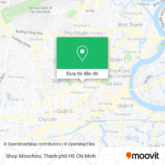 Bản đồ Shop Moschino