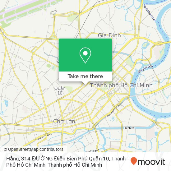 Bản đồ Hằng, 314 ĐƯỜNG Điện Biên Phủ Quận 10, Thành Phố Hồ Chí Minh