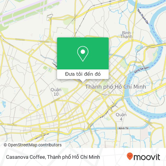 Bản đồ Casanova Coffee, 61C ĐƯỜNG Tú Xương Quận 3, Thành Phố Hồ Chí Minh