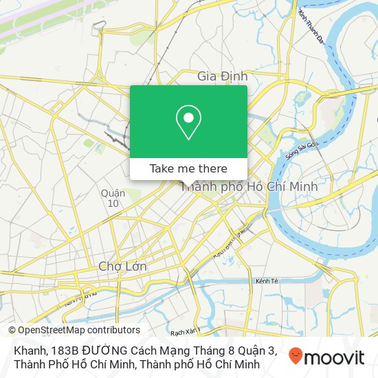 Bản đồ Khanh, 183B ĐƯỜNG Cách Mạng Tháng 8 Quận 3, Thành Phố Hồ Chí Minh