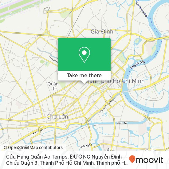 Bản đồ Cửa Hàng Quần Áo Temps, ĐƯỜNG Nguyễn Đình Chiểu Quận 3, Thành Phố Hồ Chí Minh
