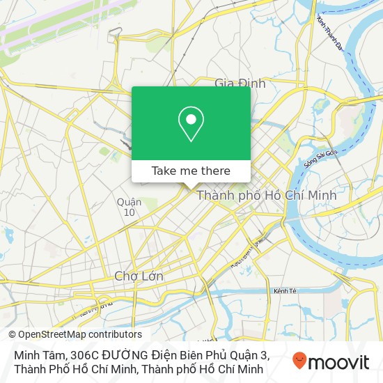 Bản đồ Minh Tâm, 306C ĐƯỜNG Điện Biên Phủ Quận 3, Thành Phố Hồ Chí Minh