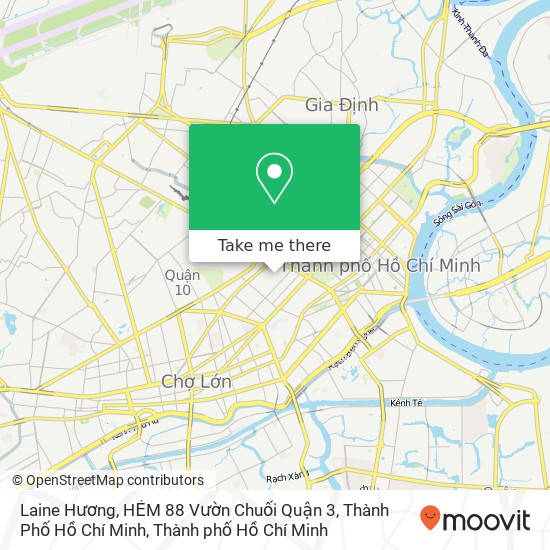 Bản đồ Laine Hương, HẺM 88 Vườn Chuối Quận 3, Thành Phố Hồ Chí Minh