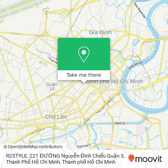 Bản đồ R2STYLE, 221 ĐƯỜNG Nguyễn Đình Chiểu Quận 3, Thành Phố Hồ Chí Minh
