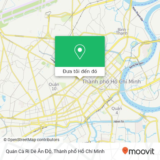 Bản đồ Quán Cà Ri Dê Ấn Độ, ĐƯỜNG Điện Biên Phủ Quận 3, Thành Phố Hồ Chí Minh