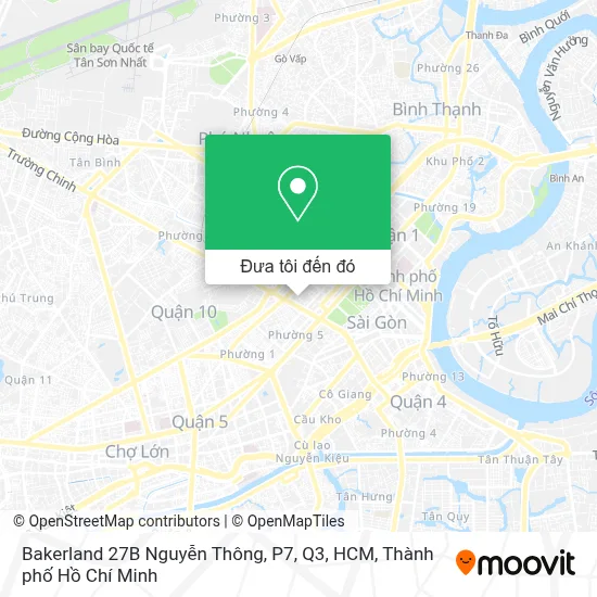Bản đồ Bakerland 27B Nguyễn Thông, P7, Q3, HCM