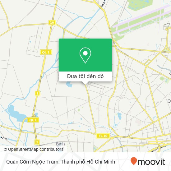 Bản đồ Quán Cơm Ngọc Trâm, 224 ĐƯỜNG Bình Long Quận Tân Phú, Thành Phố Hồ Chí Minh