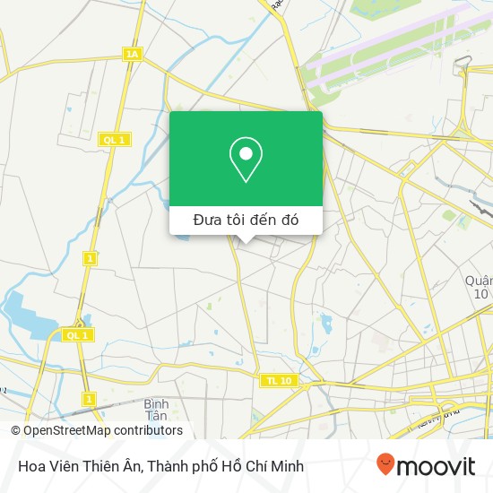 Bản đồ Hoa Viên Thiên Ân, ĐƯỜNG Lê Cao Lăng Quận Tân Phú, Thành Phố Hồ Chí Minh