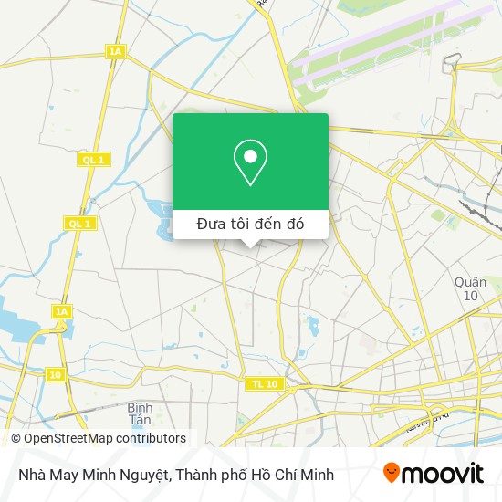 Bản đồ Nhà May Minh Nguyệt