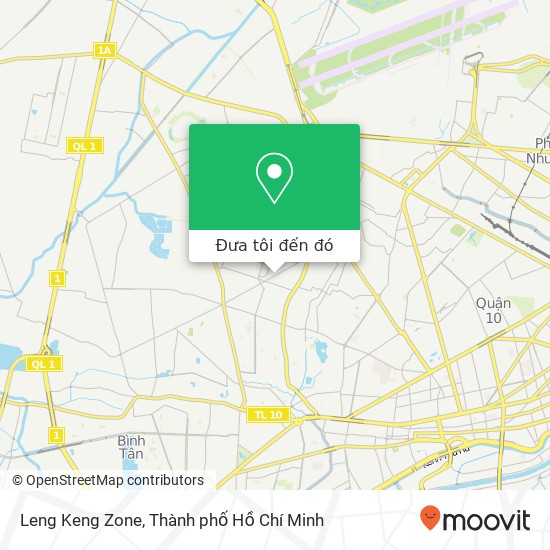 Bản đồ Leng Keng Zone, 222 ĐƯỜNG Thoại Ngọc Hầu Quận Tân Phú, Thành Phố Hồ Chí Minh