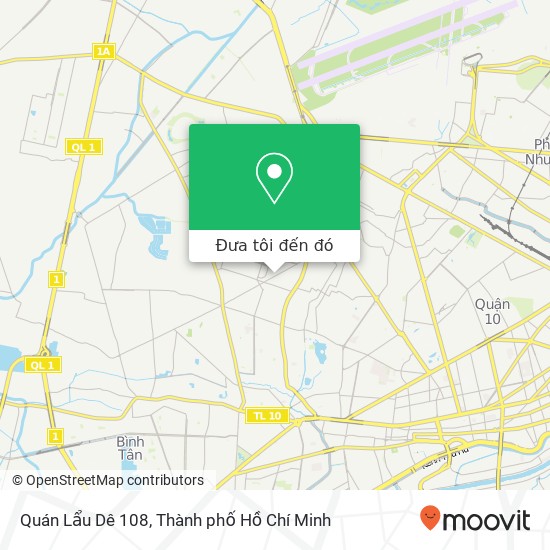 Bản đồ Quán Lẩu Dê 108, ĐƯỜNG Thoại Ngọc Hầu Quận Tân Phú, Thành Phố Hồ Chí Minh