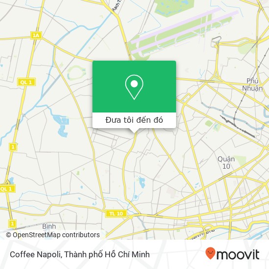 Bản đồ Coffee Napoli, HẺM 711 Lũy Bán Bích Quận Tân Phú, Thành Phố Hồ Chí Minh