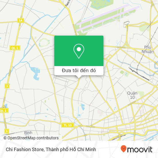 Bản đồ Chi Fashion Store, HẺM 711 Lũy Bán Bích