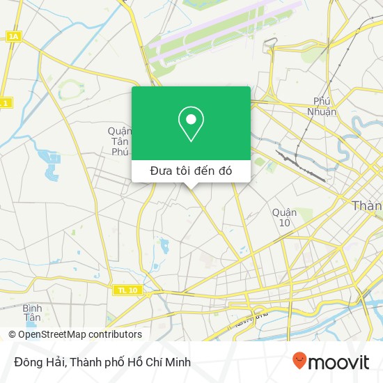 Bản đồ Đông Hải, 466 ĐƯỜNG Âu Cơ Quận Tân Bình, Thành Phố Hồ Chí Minh