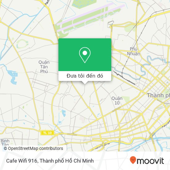 Bản đồ Cafe Wifi 916, 916 ĐƯỜNG Lạc Long Quân Quận Tân Bình, Thành Phố Hồ Chí Minh