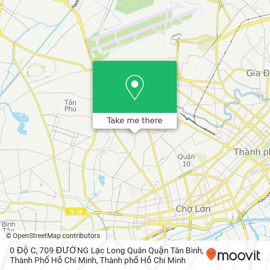 Bản đồ 0 Độ C, 709 ĐƯỜNG Lạc Long Quân Quận Tân Bình, Thành Phố Hồ Chí Minh