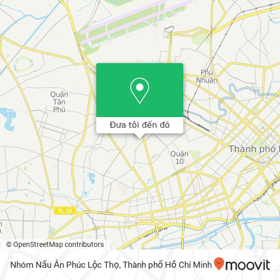 Bản đồ Nhóm Nấu Ăn Phúc Lộc Thọ, ĐƯỜNG Tân Trang Quận Tân Bình, Thành Phố Hồ Chí Minh